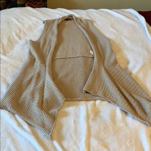 Tan Sleeveless Shawl